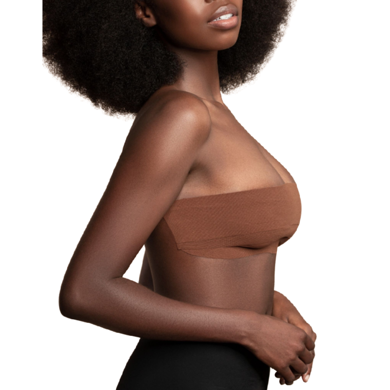 BYE-BRA – Body tape 5 m x 6.5 cm + 3 pairs of nipple covers brown