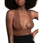 BYE-BRA – Body tape 5 m x 6.5 cm + 3 pairs of nipple covers brown
