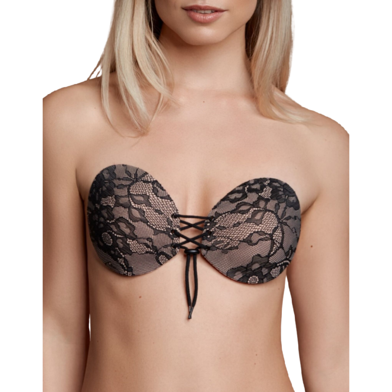BYE-BRA – SOUTIEN-GORGE ADHÉSIF EMPLACEMENT & BRODERIE BONNET
