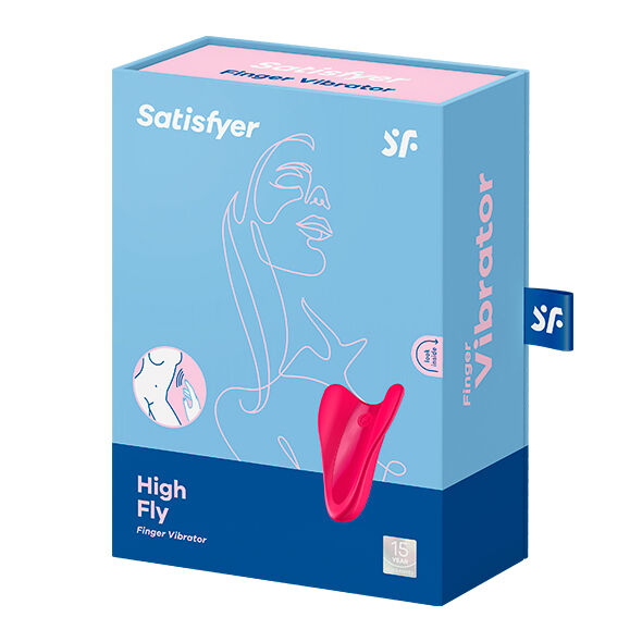 SATISFYER High Fly – Finger vibrator fuchsia
