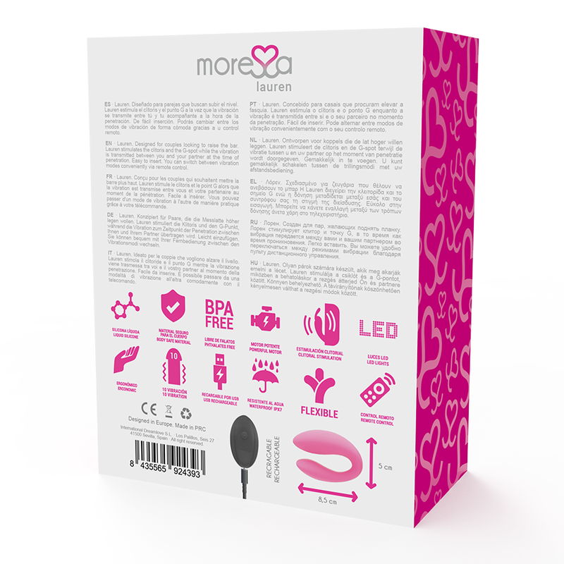 MORESSA Lauren – Paar-Stimulator mit Fernbedienung