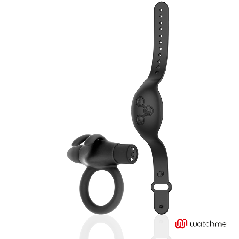 BLACK&SILVER Agron – Cockring-Uhr mit Fernbedienung