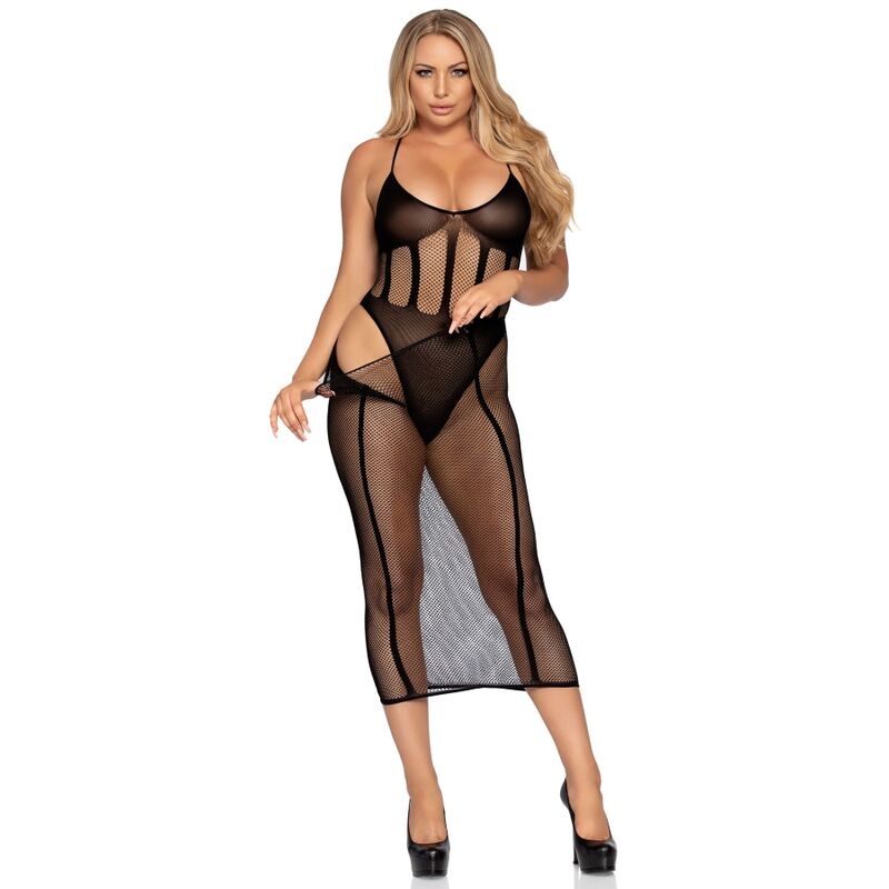 LEG AVENUE Bodysuit & Rock Set – zweiteiliges Outfit, Einheitsgrösse