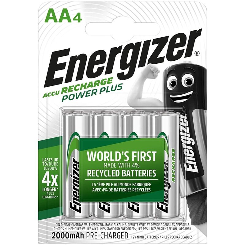 ENERGIZER – Rechargeable batteries AA pack of 4