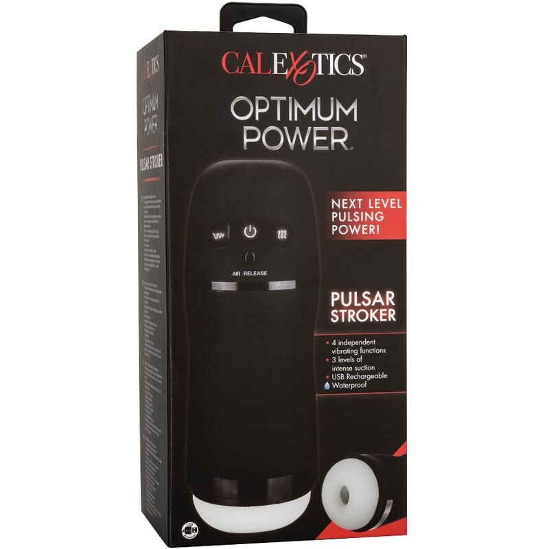 CALEXOTICS Optimum Power Pulsar – Vibrierender Saug-Masturbator