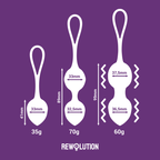 REWOLUTION RewoBeads – Balles vibrantes télécommande avec technologie watchme