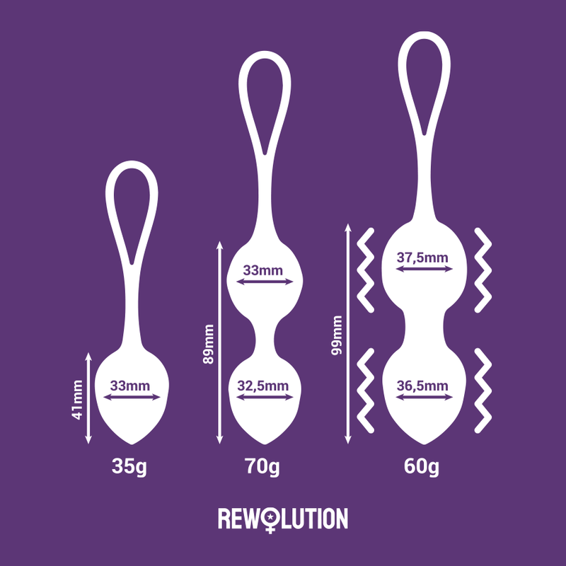 REWOLUTION RewoBeads – Balles vibrantes télécommande avec technologie watchme