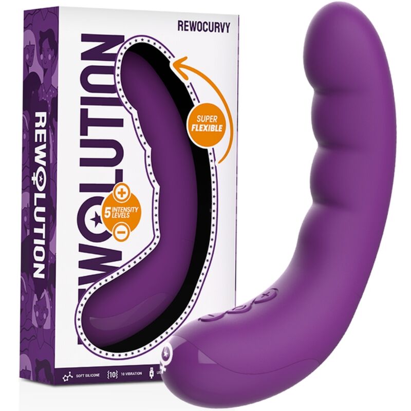 REWOLUTION RewoCurvy – Vibratore flessibile ricaricabile