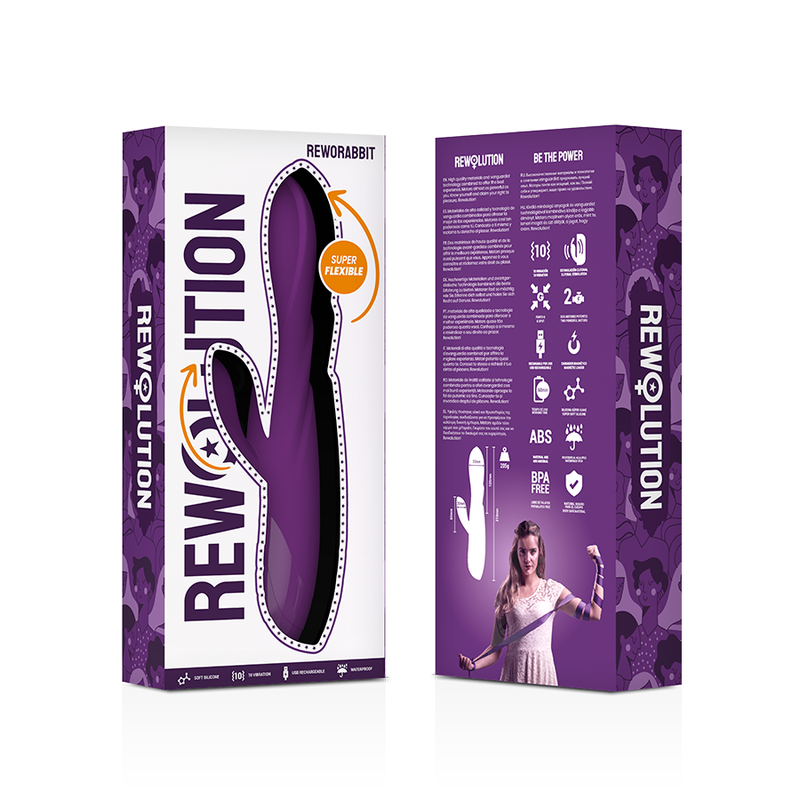 REWOLUTION RewoRabbit – Flexible vibrator with rabbit