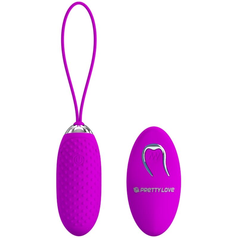 PRETTY LOVE Joanna – Vibrationsei mit Fernbedienung, 12 Modi