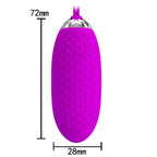 PRETTY LOVE Joanna – Vibrationsei mit Fernbedienung, 12 Modi