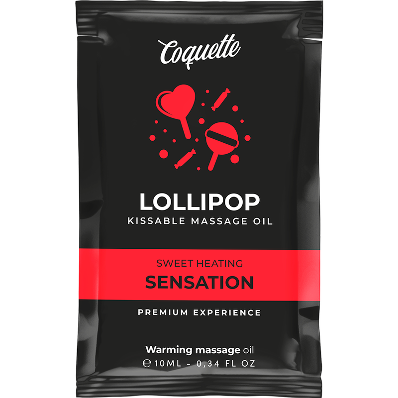 COQUETTE CHIC DESIRE – Pocket Lollipop Kissable massage oil heating sensation 10 ml