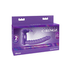 FANTASY C-RINGZ – Silicone double vibrator rabbit