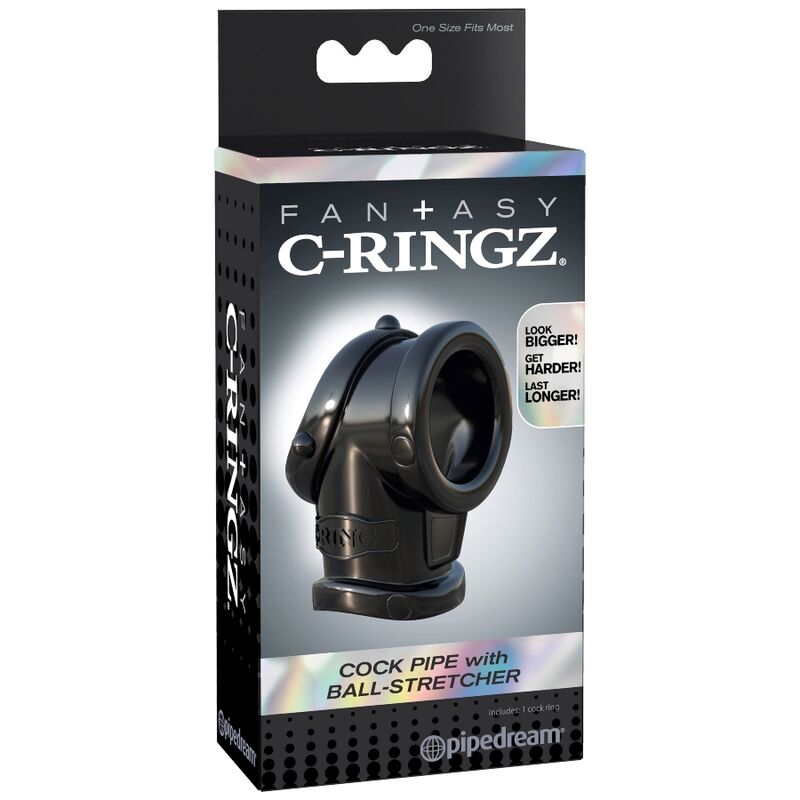 FANTASY C-RINGZ Cock Pipe – With ball strech
