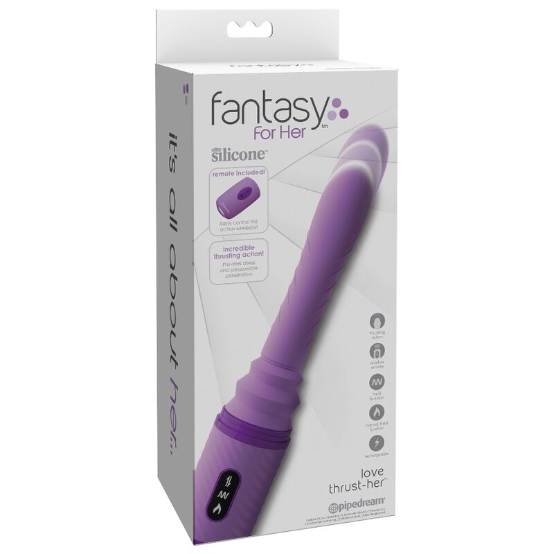 FANTASY FOR HER Love Thrust-Her – Vibrator mit Stossfunktion und Wärme