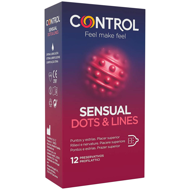 CONTROL Sensual Dots & Lines – Points and stretch marks 12 units