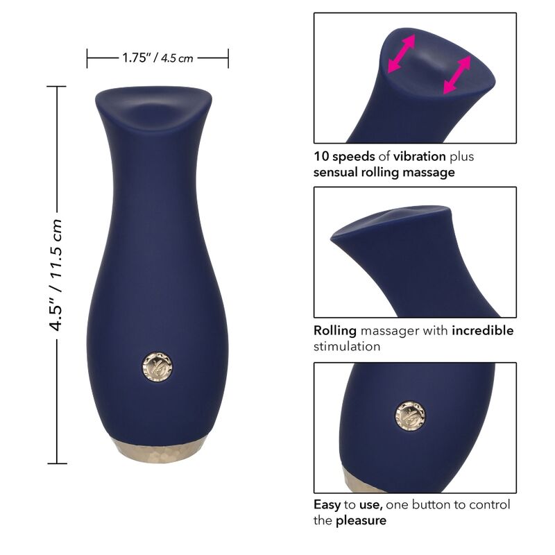 CALEXOTICS – MASSEUR CHIC TULIPE BLEU