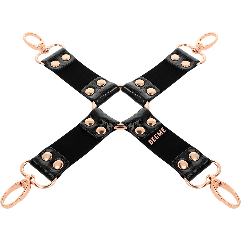 BEGME Black Edition – Hogtie-Verbindung aus veganem Leder