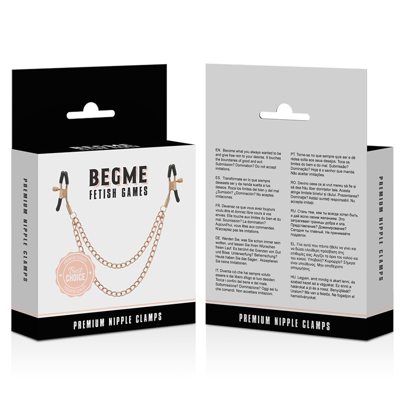 BEGME Black Edition – Premium pinze per capezzoli