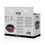 BEGME Red Edition – Premium-Halsband aus veganem Leder mit Neoprenfutter