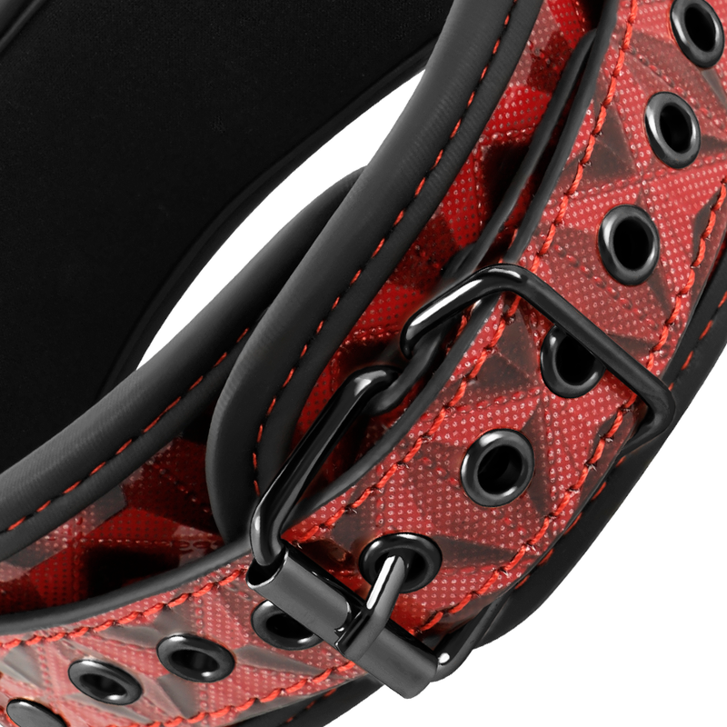 BEGME Red Edition – Halsband mit Nippelklemmen und Neoprenfutter