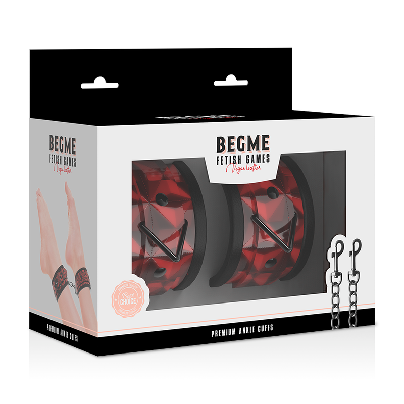 BEGME Red Edition – Premium-Knöchelmanschetten mit Neoprenfutter