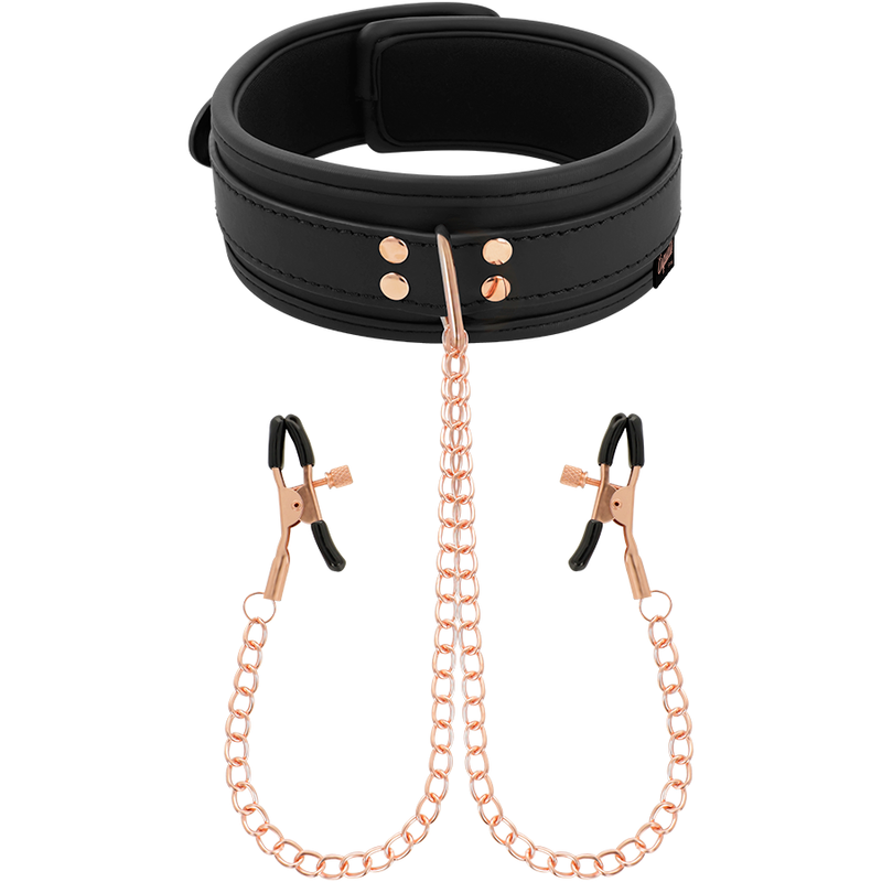 COQUETTE CHIC DESIRE FANTASY – Collier pince tip fantaisie avec doublure en néoprène