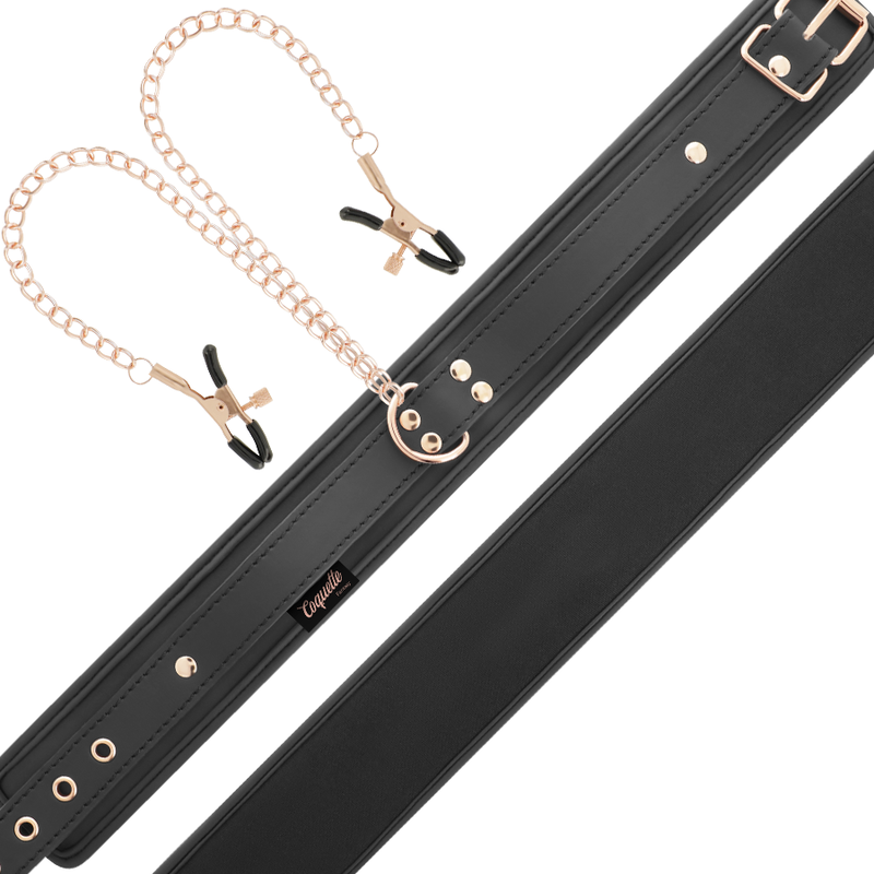 COQUETTE CHIC DESIRE FANTASY – Collier pince tip fantaisie avec doublure en néoprène