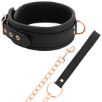 COQUETTE CHIC DESIRE FANTASY – Sklaven-Halsband mit Leine, veganes Leder