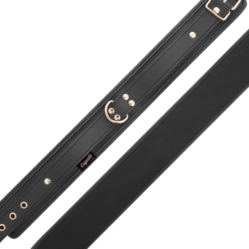 COQUETTE CHIC DESIRE FANTASY – Sklaven-Halsband mit Leine, veganes Leder