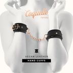 COQUETTE CHIC DESIRE FANTASY – Menottes  en cuir végan avec doublure en noprène