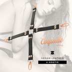 COQUETTE CHIC DESIRE FANTASY – Cravate de porc fantaisie en cuir végétal