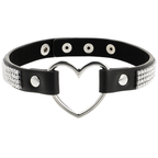 COQUETTE CHIC DESIRE – Ras de cou en cuir vegan avec coeur