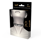 COQUETTE CHIC DESIRE – Sklaven-Halsband aus veganem Leder, verstellbar
