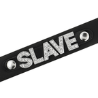 COQUETTE CHIC DESIRE – Sklaven-Halsband aus veganem Leder, verstellbar