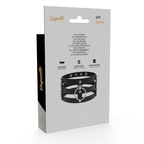 COQUETTE CHIC DESIRE – Fetisch-Halsband aus veganem Leder, breit