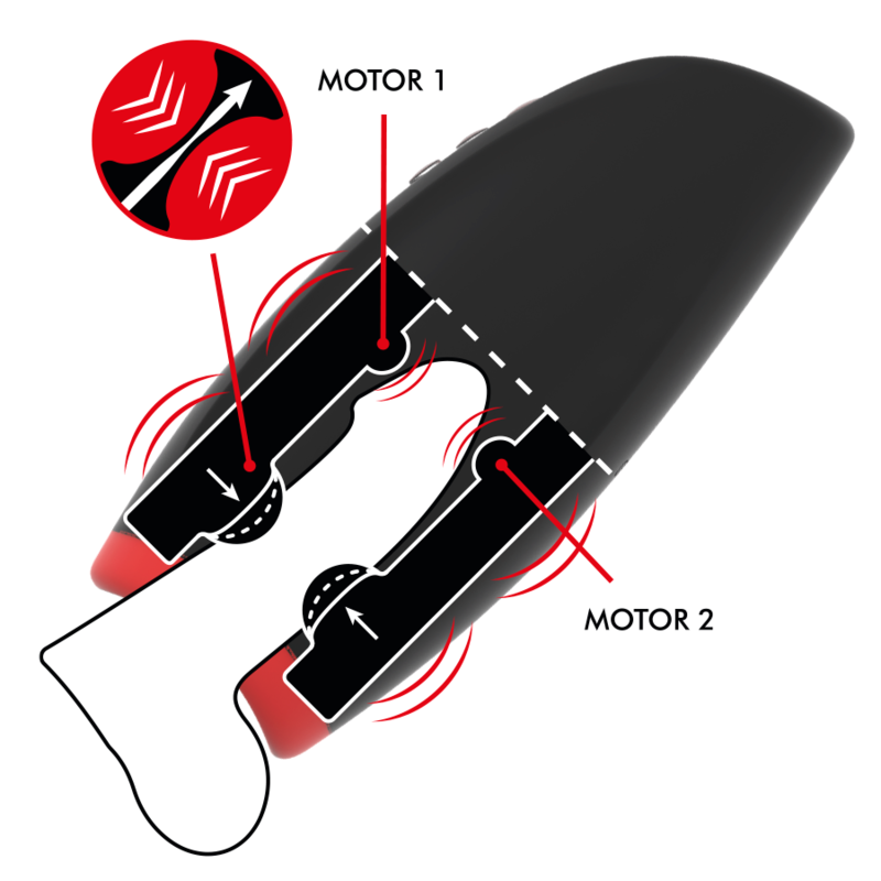 JAMYJOB Novax – Masturbator with Vibration and compression