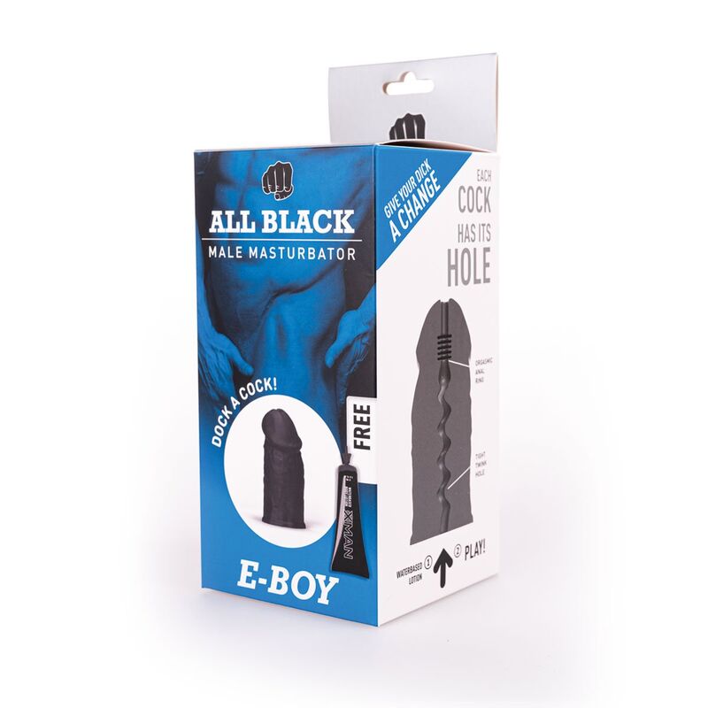 ALL BLACK E-Boy – Masturbator