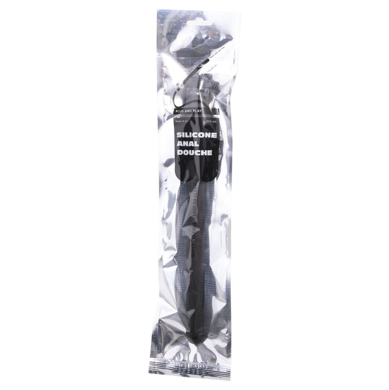 ALL BLACK – DOCCIA ANALE HINCHABLE IN SILICONE 27 CM