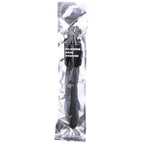 ALL BLACK – DOCCIA ANALE CON PERLINE IN SILICONE 27 CM