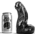 ALL BLACK – Dong nero realistico 17 cm