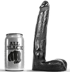 ALL BLACK – Gode réaliste 21 cm