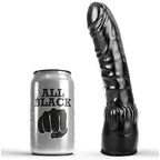 ALL BLACK – Realistischer Dildo schwarz, 20 cm