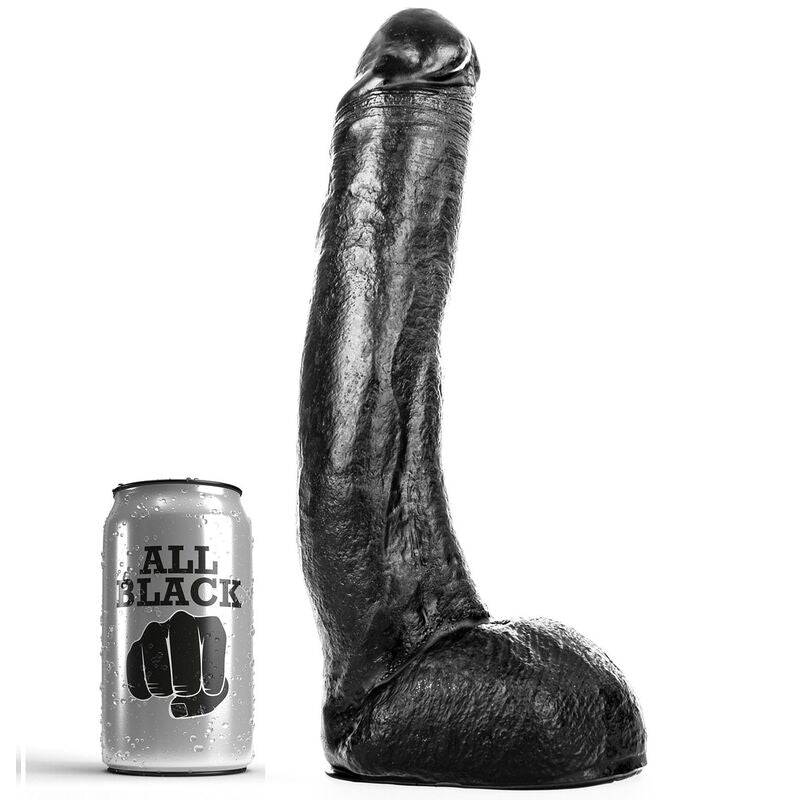 ALL BLACK – Dong gebogen, 29 cm