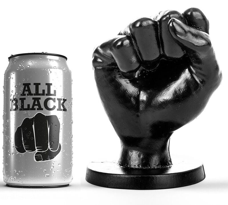 ALL BLACK – Faust-Analplug, 14 cm