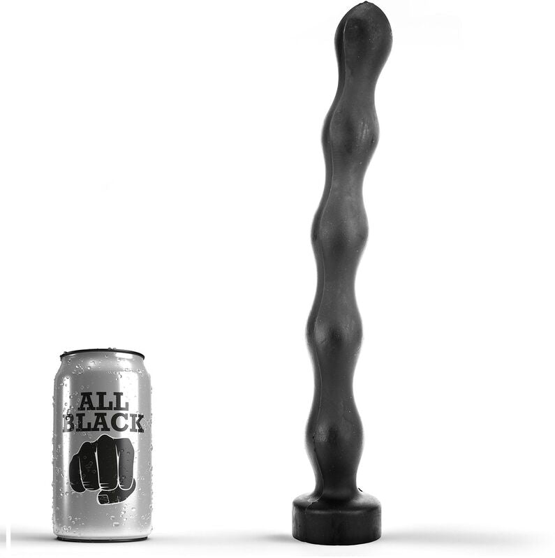 ALL BLACK – Plug sfera anale 32 cm