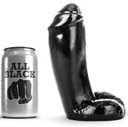 ALL BLACK – Realistischer Dildo, 18 cm