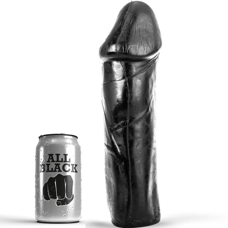 ALL BLACK – Dong 28 cm senza testicoli