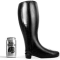 ALL BLACK – Riesiger weicher Fisting-Stiefel, 31 cm