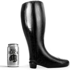 ALL BLACK – Riesiger weicher Fisting-Stiefel, 31 cm